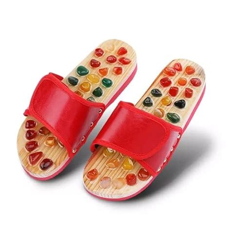 Acu Capital ACUPRESSURE Massage Slippers Natural Stone Manual ...