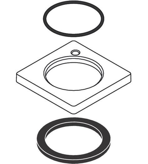 hansgrohe Spare parts: HG escutcheon spout chrome, Item No. 93048340