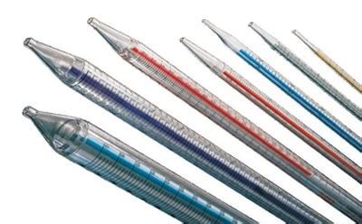 Pipetas de laboratorio