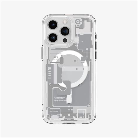 ACS07034 - iPhone 15 Pro Max Case Ultra Hybrid Zero One in white ...