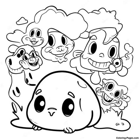Willy's Wonderland Characters Coloring Page | Coloring-Pages.com