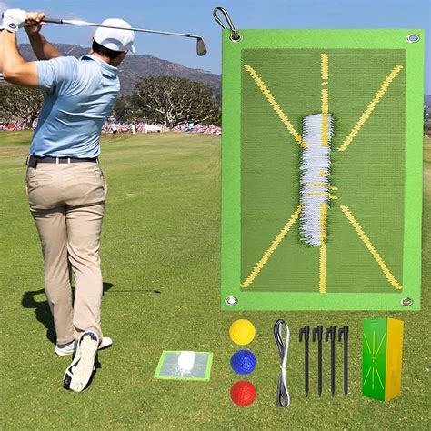Buy Golf Training Mat for Swing Detection Batting, Golf Path Feedback ...