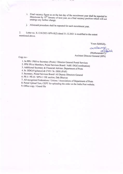 DOP Latest Transfer Policy Guidelines | dated 17.01.2019 | Assessment ...