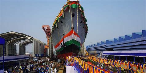 GRSE-built Project 17A stealth frigate Himgiri launched | defence ...
