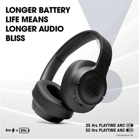 JBL Tune 760NC, Over Ear Active Noise Cancellation Headphones with Mic ...
