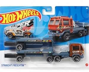 Hot Wheels Straight Freightin Super Rigs Transporter Vehicle with One ...