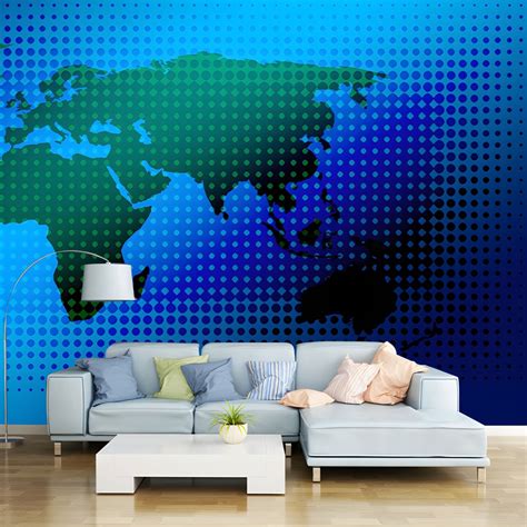 Image result for World Map Wall Mural