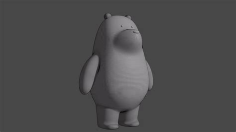 Grizz From We Are Bare Bears - 3D Model by clickdamn