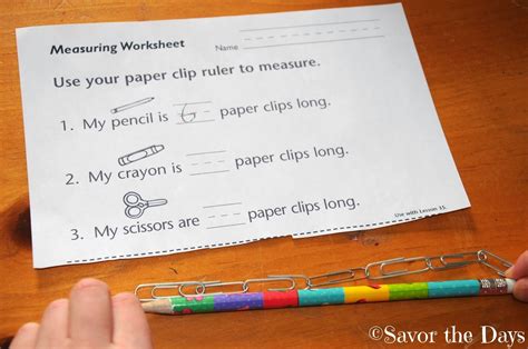 Image result for Measuring Using Paper Clips