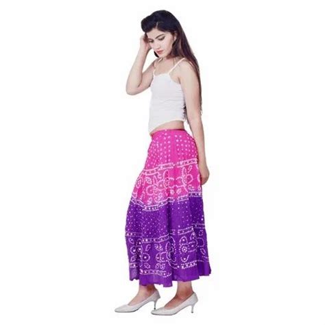 Rajasthani Bandhani Bandhej Skirts - Jaipuri Fashion Skirt Trader ...
