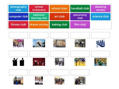 Different School Clubs 的图像结果