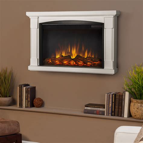 Slim Brighton Wall Mounted Electric Fireplace | Wayfair