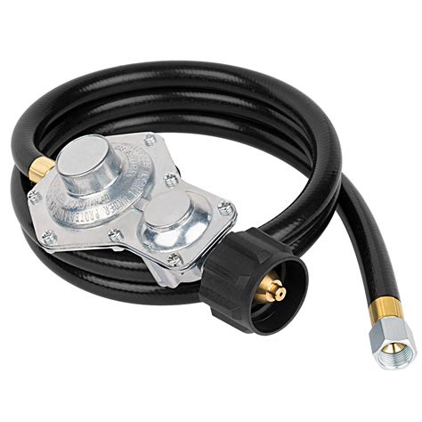 Buy SHINESTAR 5FT Two Stage Propane Regulator with Hose, Dual Stage ...