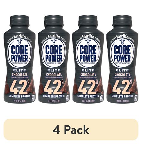 (4 pack) Core Power Elite High Protein Shake with 42g Protein by ...