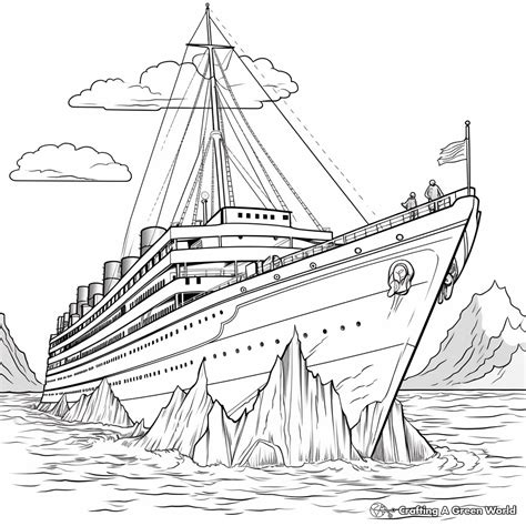 Titanic Coloring Pages - Free & Printable!