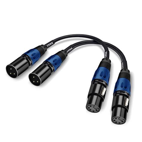 Seefeful 11.8inch2Pack DMX Stage Light Cable,DJ XLR Cable, India | Ubuy