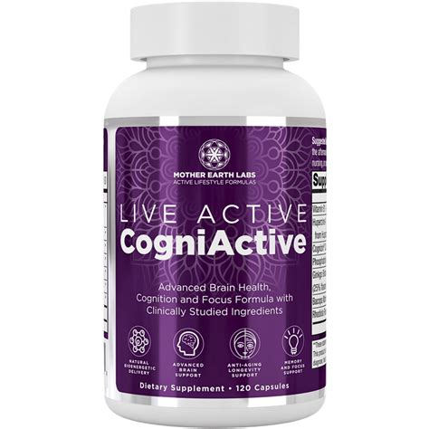 Mother Earth Labs Live Active CogniActive - Spirit of Health Store