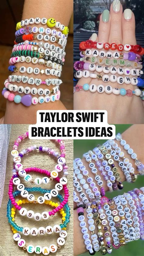 Taylor swift BraceleTS ideas | Taylor swift, Taylor swift party, Taylor ...
