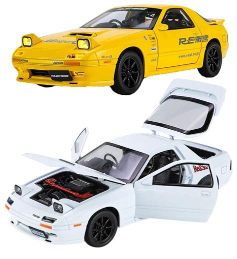 Magicwand 1:24 Scale Die-Cast Metal M.A.Z.D.A RX7【Large】 Car with 4 ...