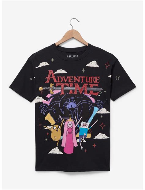 Adventure Time Characters Group Portrait T-Shirt - BoxLunch Exclusive ...