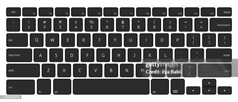 Laptop Keyboard Vector Illustration High-Res Vector Graphic - Getty Images
