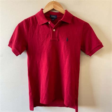 Polo Ralph Lauren. Unisex Collared Polo Shirt. Size S. Red. New (s)