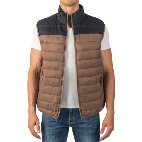 Alpine Swiss Clark Mens Puffer Vest Down Alternative Water Resistant ...