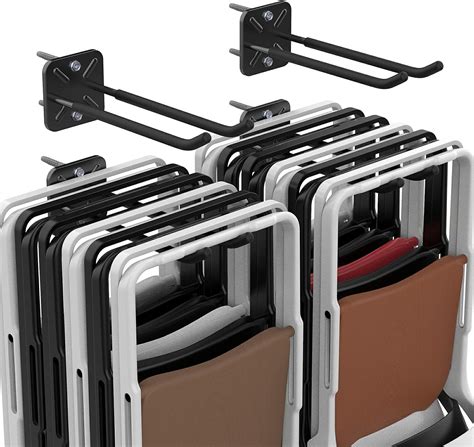 Amazon.com: Neiteli Folding Chair Rack,Metal Folding Chair Storage Rack ...