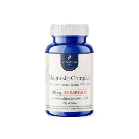 Magnesio Complex 60 Cápsulas | Energía, descanso y bienestar | Karün Life