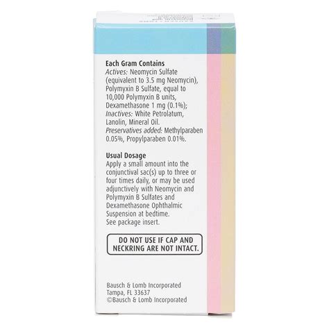 Neo-Poly-Dex Ophthalmic Ointment | BaxterBoo