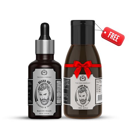 The Man Company Beard Growth Oil with Almond and Thyme