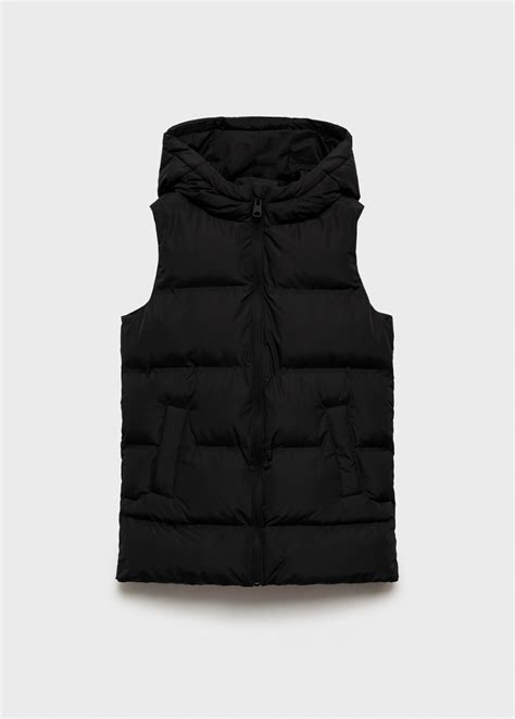 Quilted gilet with hood - Kids | MANGO Hong Kong SAR of China