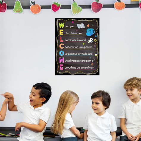 Chiazllta Motivational Back to School Poster for Classroom India | Ubuy