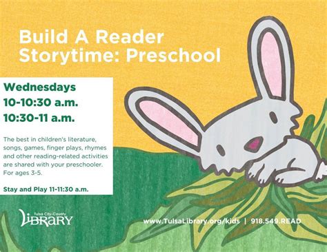 Build A Reader Storytime: Preschool, Owasso Library, 6 December 2023 ...