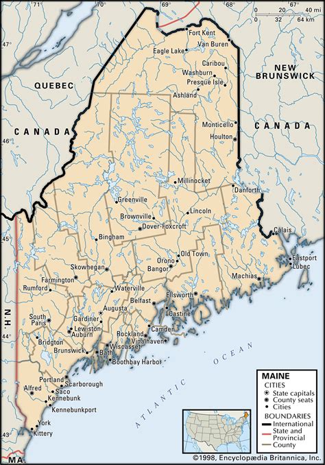 Maine | Geography, History, Facts, Map, & Points of Interest | Britannica