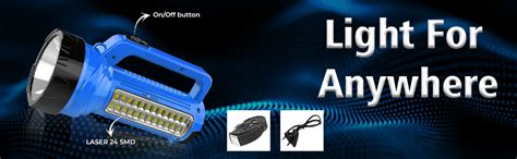 Pick Ur Needs® Long Range Torch Lights Emergency Search Light ...