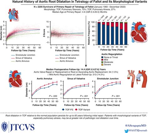 Natural history of aortic root dilatation and pathologic aortic regurgitation in tetralogy of ...