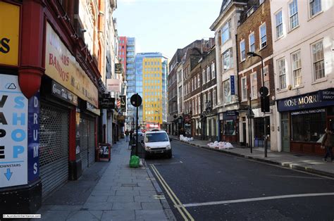 Map Of Denmark Street London