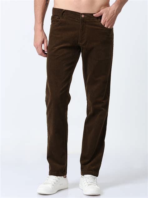 Buy Cool And Comfortable Mens Corduroy Brown Pants