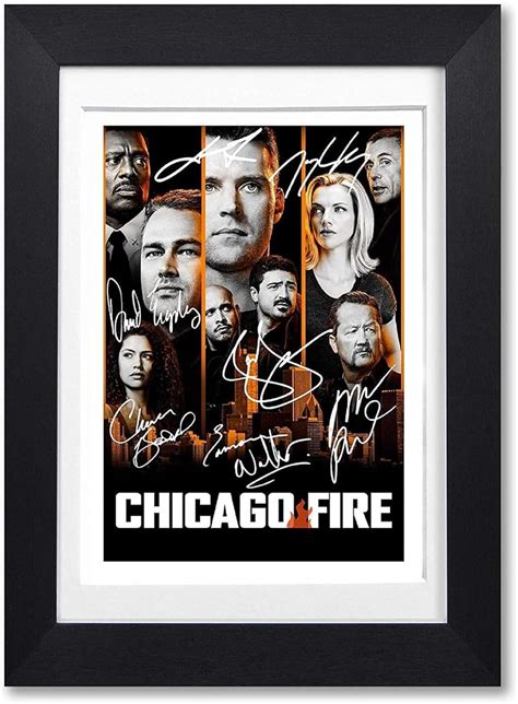 Mounted Gifts Chicago Fire Cast Signed Autograph A4 Poster Photo India ...