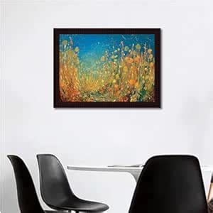 Tamatina Modern Art Wooden Texture Framed Canvas Paintings |Drip Style ...