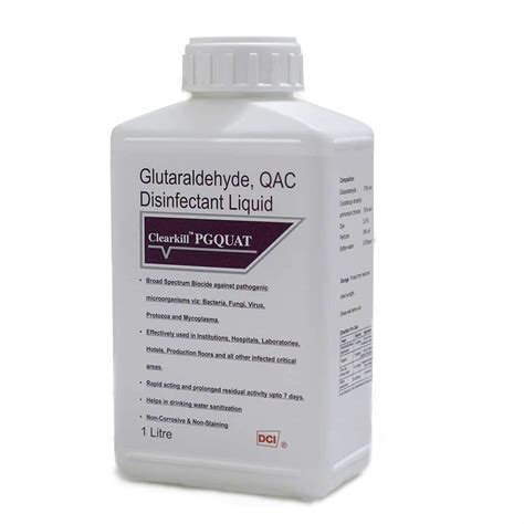 Clearkill Glutaraldehyde, QAC Disinfectant Liquid for Tile Floor ...