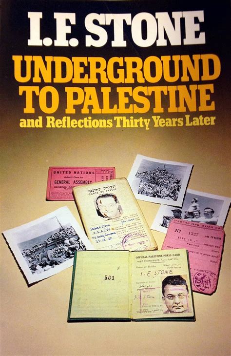 Underground to Palestine : Stone, Isidor F.: Amazon.in: Books