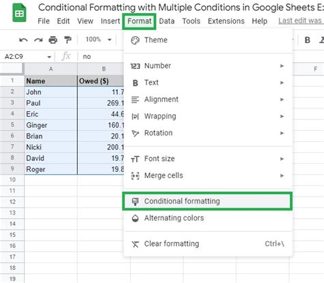 Count Conditional Formatting Google Sheet 的图像结果