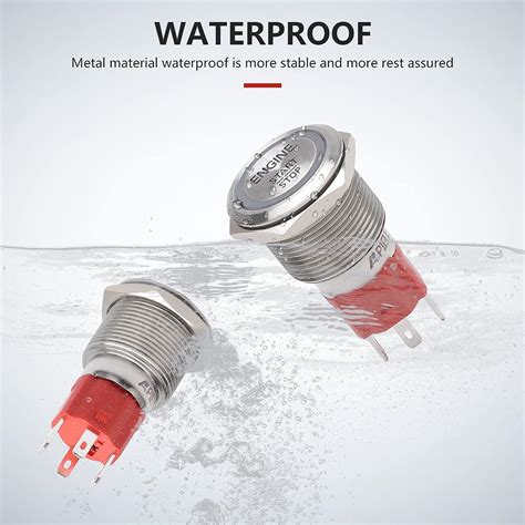 Buy APIELE Push Start Ignition Switch, Off-(ON) Instant Engine Start ...