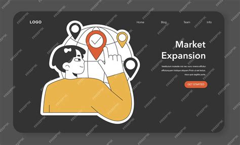 Premium Vector | Global market reach concept a business strategist pinpointing new locations on ...