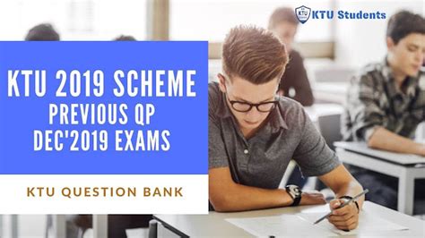 KTU 2019 Scheme Previous Question Papers | S1 Exam December 2019 | KTU ...