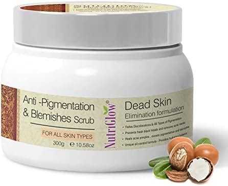 NutriGlow Anti Pigmentation & Blemishes Scrub with Shea Butter | All ...