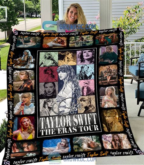 Taylor Swift The Eras Tour All Album Quilt Blanket