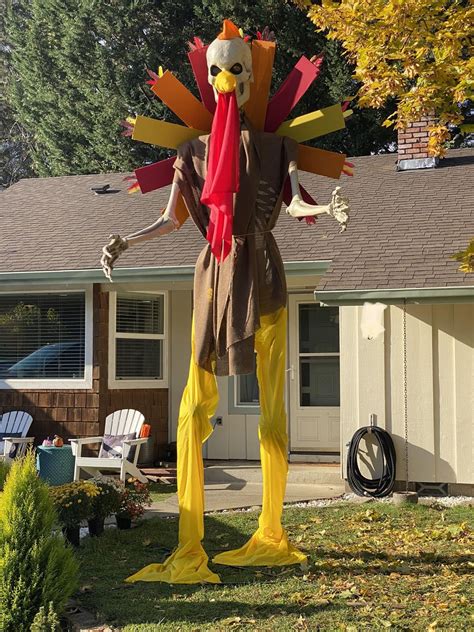 12 foot skeleton turkey thanksgiving Blank Template - Imgflip